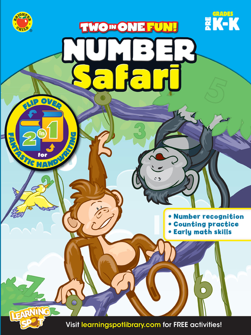 Title details for Number Safari & Fantastic Handwriting, Grades PK - K by Brighter Child - Wait list